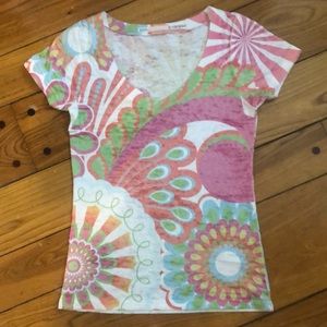 Before and again xs short sleeve vneck